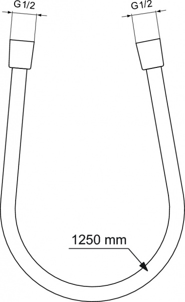 шланг_для_душа_ideal_standard_idealflex_1250_мм__подсоединение_g1_2___устойчивость_к_давлению_до_5_атм__прочность_до_50_кг__черный_матовый__be125xg__2