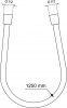 шланг_для_душа_ideal_standard_idealflex_1250_мм__подсоединение_g1_2___устойчивость_к_давлению_до_5_атм__прочность_до_50_кг__черный_матовый__be125xg__2